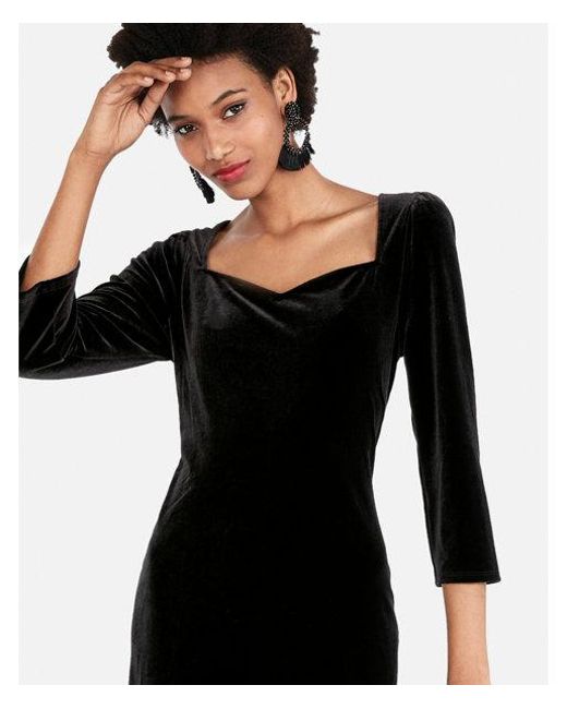Velvet Sweetheart Dress