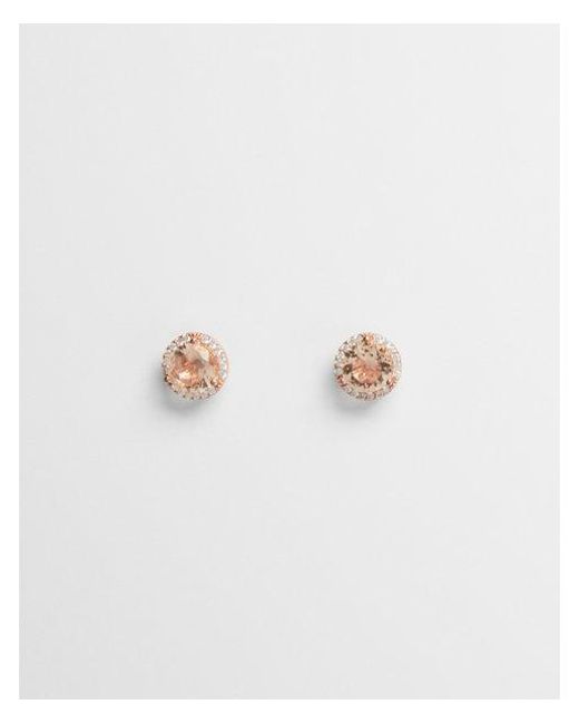 Lyst Express Round Cubic Zirconia Post Back Earrings In Metallic Express Metallic Round Cubic Zirconia Post Back Earrings Lyst