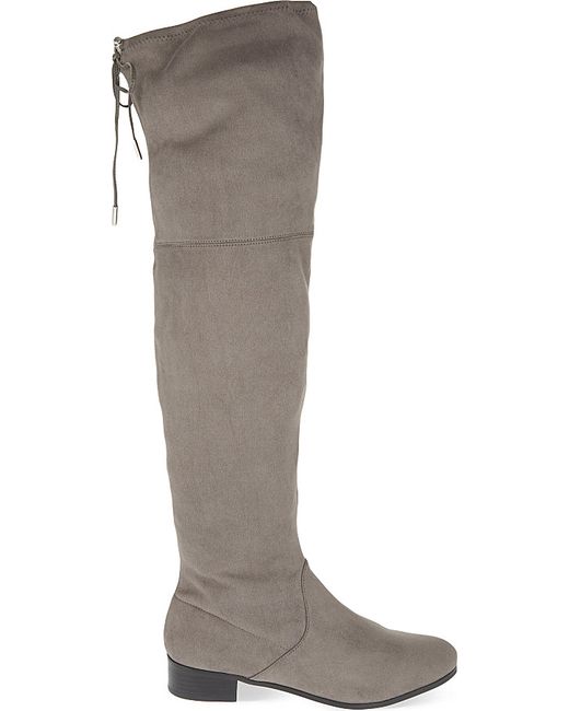 carvela suede over the knee boots