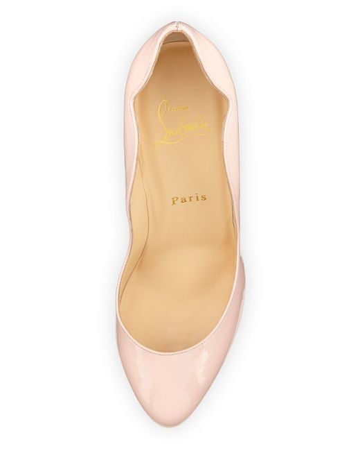 Christian louboutin Wawy Dolly Patent Leather Pumps in Pink (Red ...  