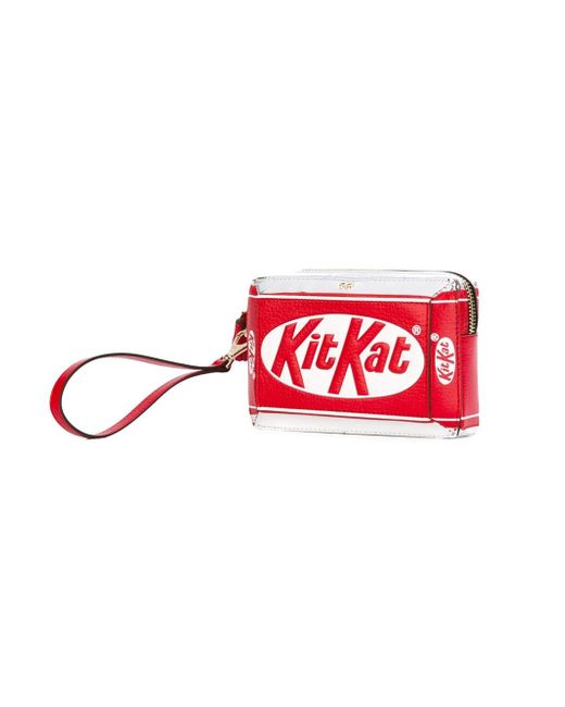 Anya hindmarch Kitkat Clutch in Red Save 67 Lyst