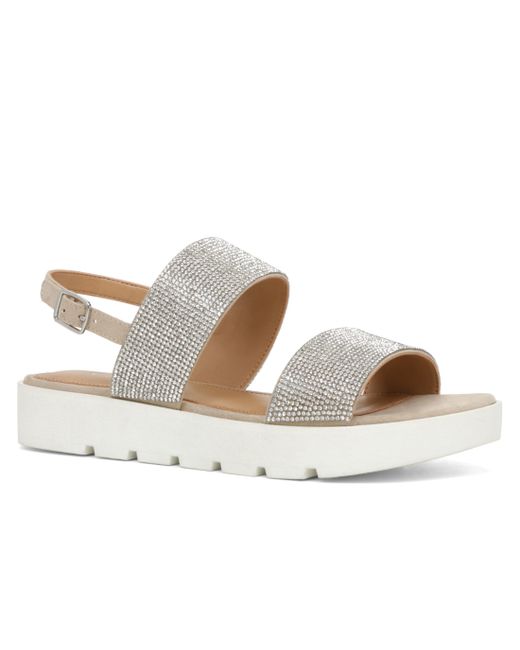 aldo silver flat sandals