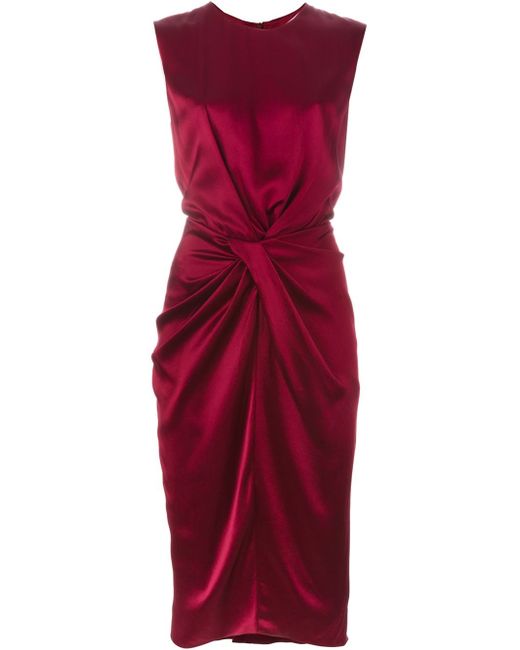 Camilla & marc 'emulsion' Draped Dress in Red | Lyst