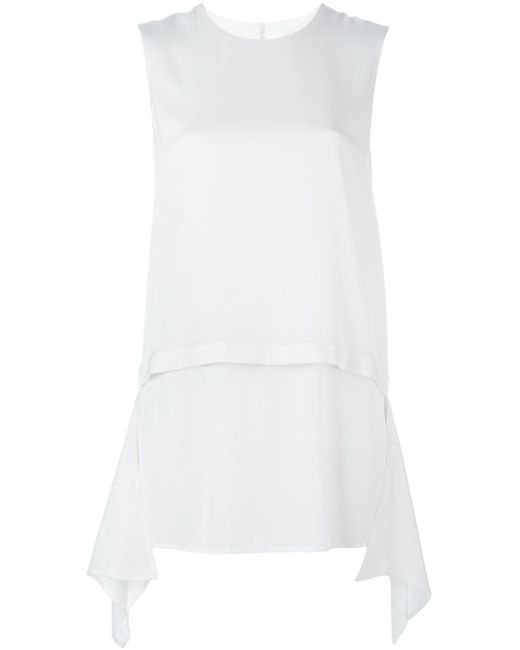 Dkny Layered Tank Top in White - Save 53% | Lyst
