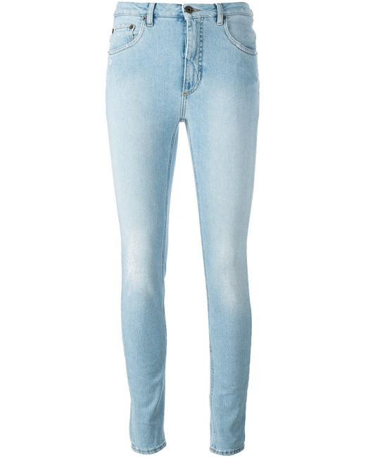 Off-white c/o virgil abloh High-waisted Jeans in Blue | Lyst