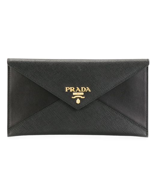 Prada Envelope Wallet in Black Lyst