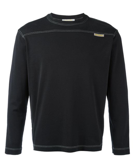 Louis vuitton Stitch Detail Sweatshirt in Black for Men | Lyst