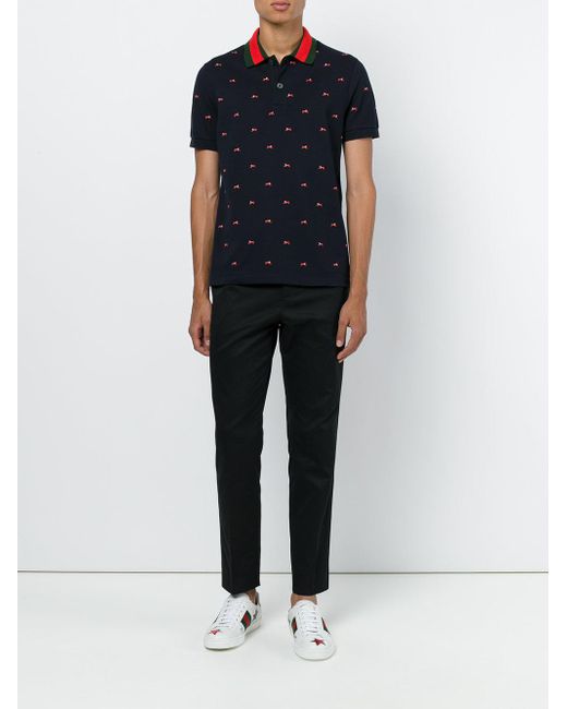 gucci panther polo