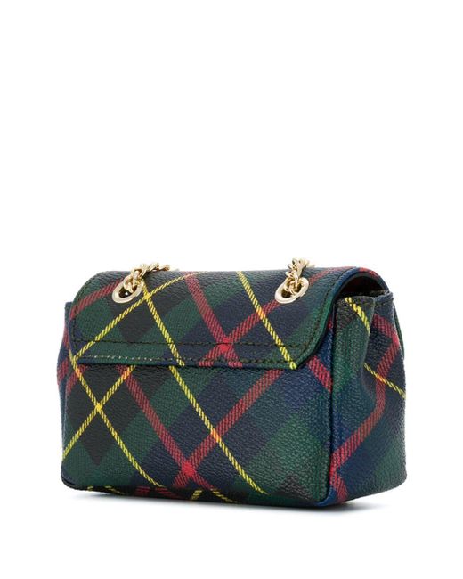 plaid mini bag