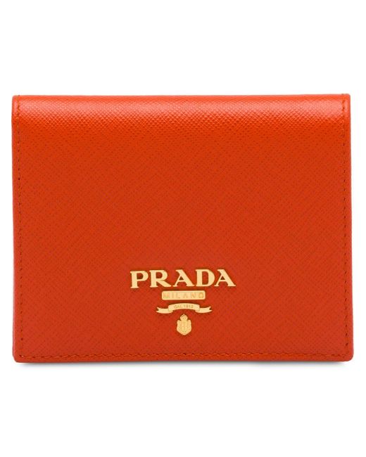 prada orange pouch