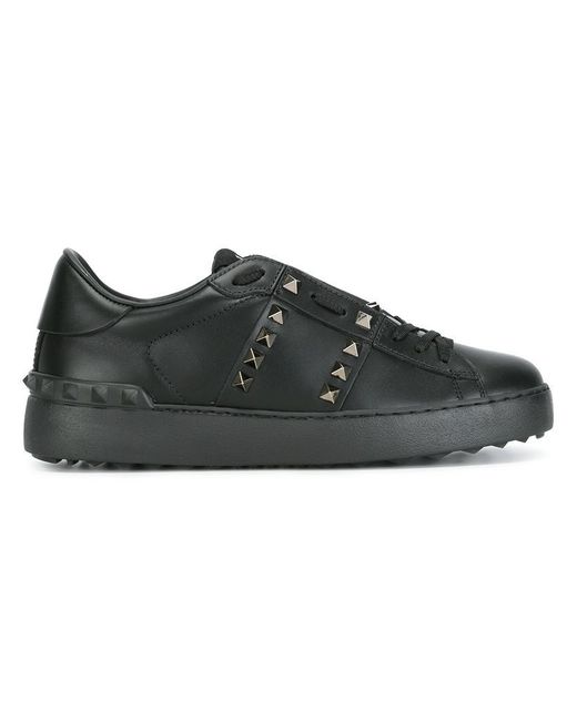 valentino open sneaker black