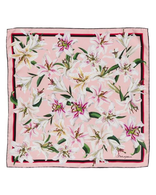 dolce and gabbana lily print