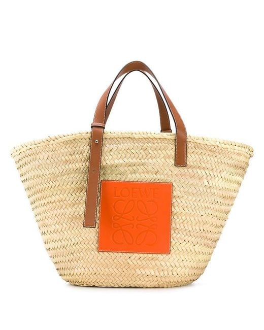 Loewe Straw Tote Bag Lyst