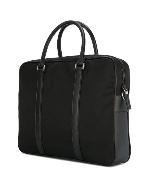 Prada Synthetic Nylon Briefcase in Black for Men - Lyst