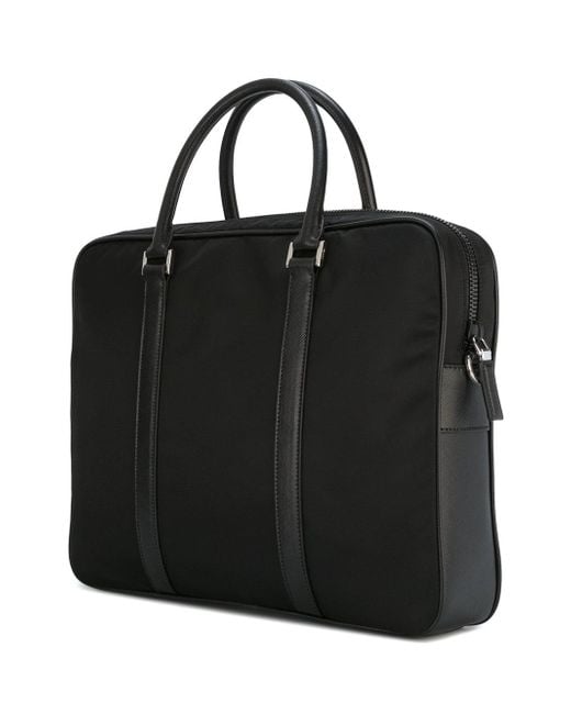 Prada Synthetic Nylon Briefcase in Black for Men Lyst