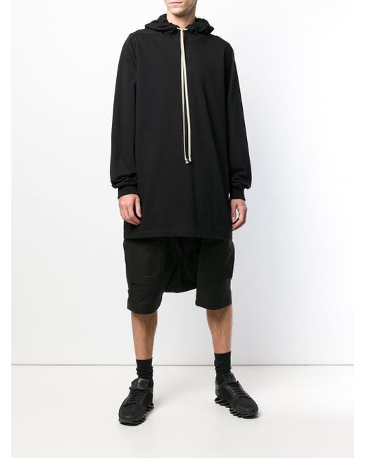 rick owens drop crotch joggers