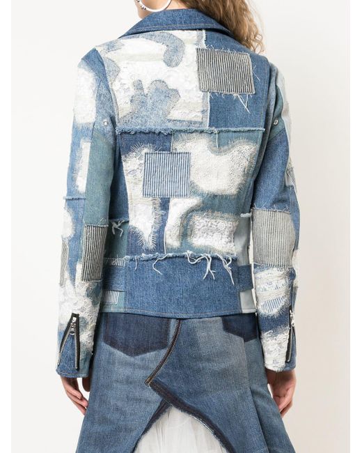 junya watanabe patchwork blazer