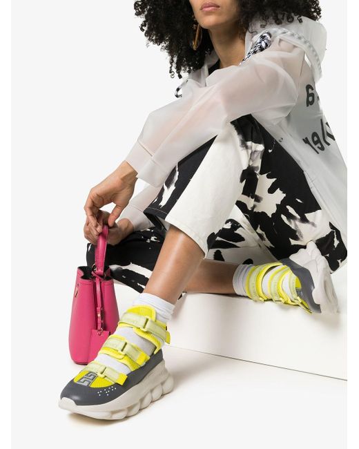 versace chain reaction neon green
