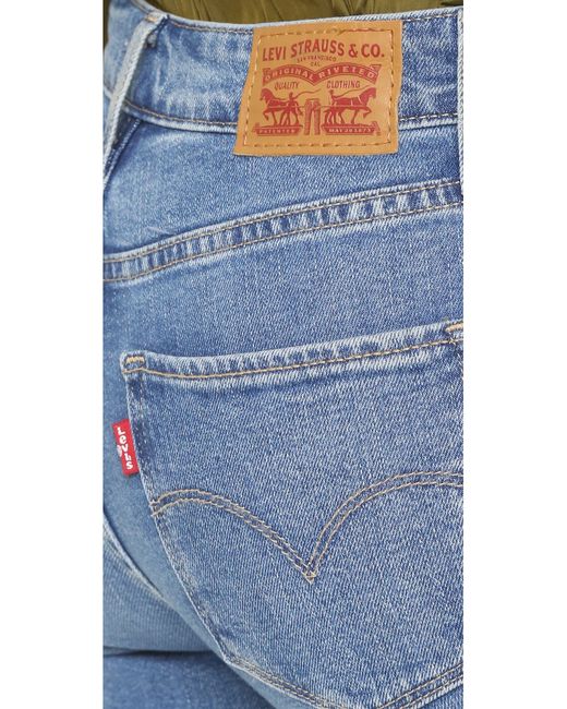 levi's 721 distressed skinny jeans