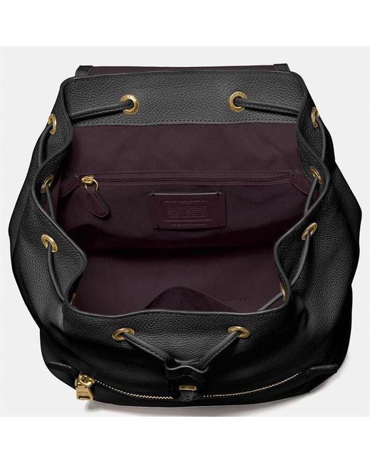 COACH Evie Backpack Ld93 in Black - Lyst