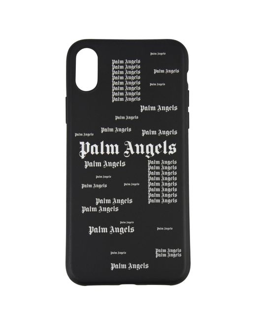 lyst palm angels ultra logo iphone x case in black save 18%palm angels black ultra logo iphone x case lyst