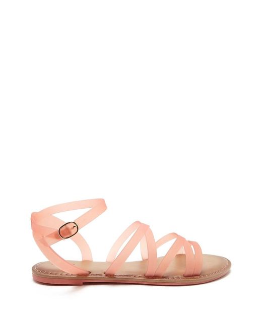 jelly sandals forever 21 forever 21 jelly ankle sandals in pink lyst jelly sandals forever 21 forever 21 jelly ankle sandals in pink lyst