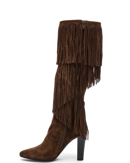 saint laurent long boots