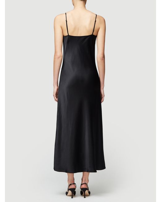 FRAME Synthetic Ruched Cami Dress in Black Save 44 Lyst