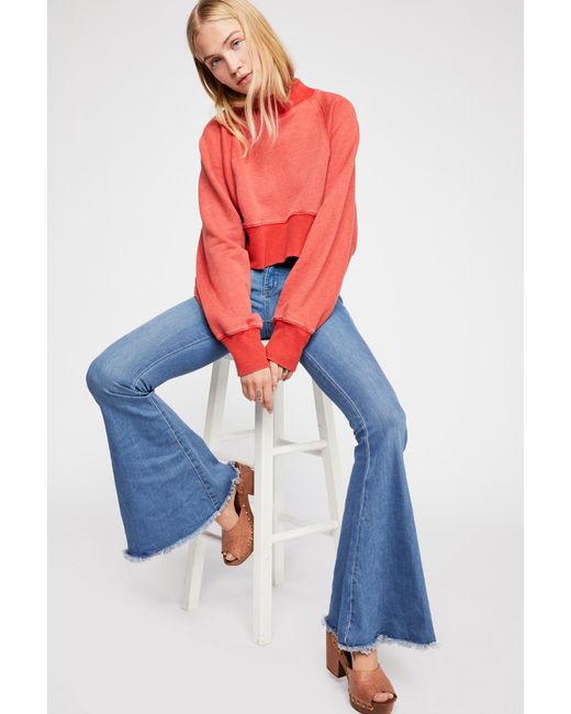 free people super flare jeans
