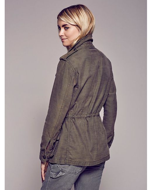 Free people Not Your Brother's Surplus Jacket in Green (Olive) | Lyst