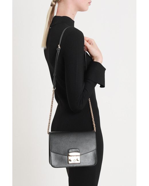 Lyst Furla Metropolis S Crossbody Bag In Black Furla Black Metropolis S Crossbody Bag Lyst