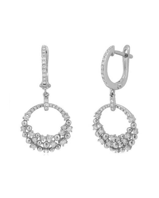 Diana M. Jewels . Fine Jewelry 14k 0.65 Ct. Tw. Diamond Drop Earrings ...
