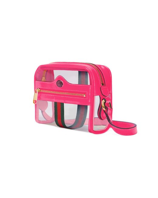 Gucci Ophidia Mini Transparent Bag - Lyst