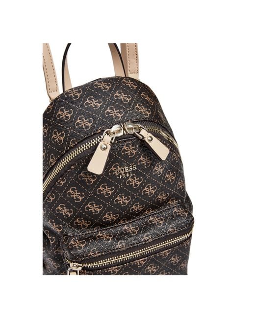 Guess Leeza Small Backpack in Brown | Lyst