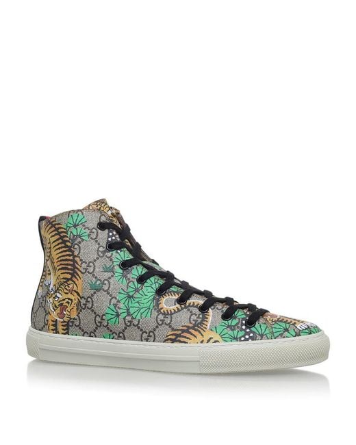 gucci high top tiger