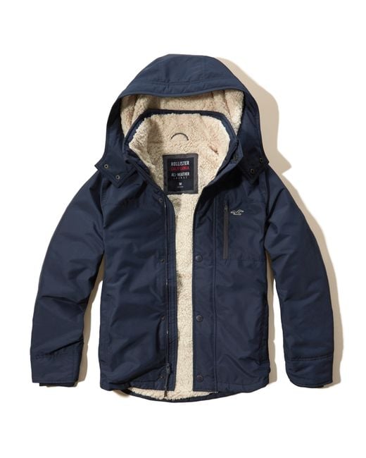 hollister mens sherpa