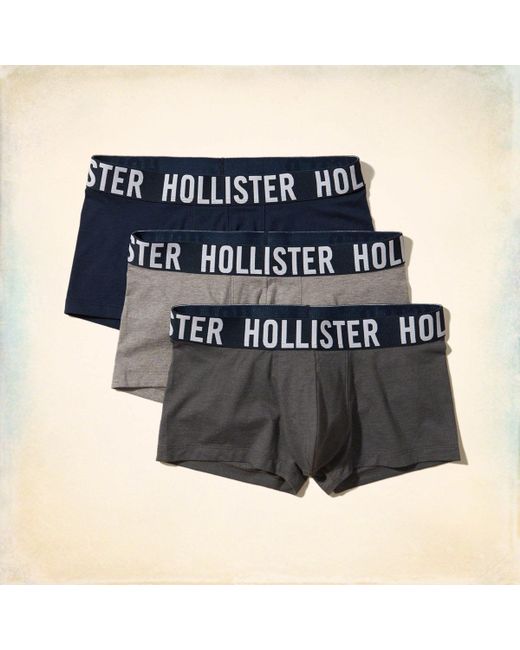 Hollister Low-rise Trunk Multipack for Men - Save 69% | Lyst
