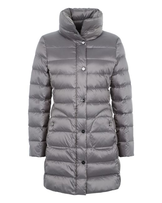 Basler Padded Coat in Gray | Lyst