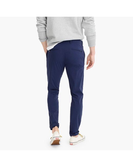 Lyst - J.Crew 484 Slim-fit Tech Pant in Blue for Men