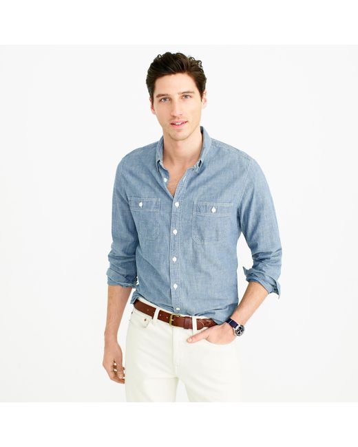 j crew slim shirts