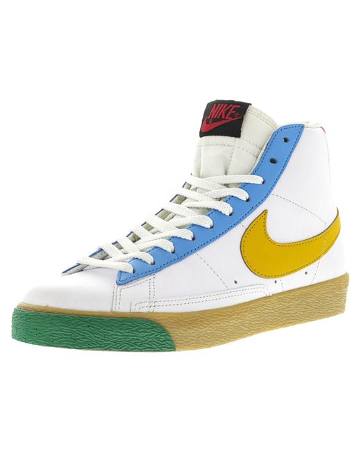 Lyst - Nike Blazer Mid Mid-top Fabric Fashion Sneaker - 7m in Blue Nike | Blue Blazer Mid Mid-top Fabric Fashion Sneaker - 7m | Lyst