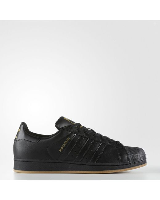 Men's Black Superstar Sneaker Men's Black Superstar Sneaker