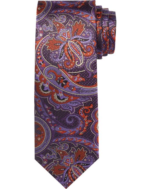 Jos. a. bank Reserve Collection Paisley Tie in Purple for Men | Lyst