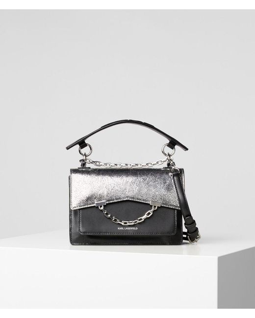 karl lagerfeld metallic bag