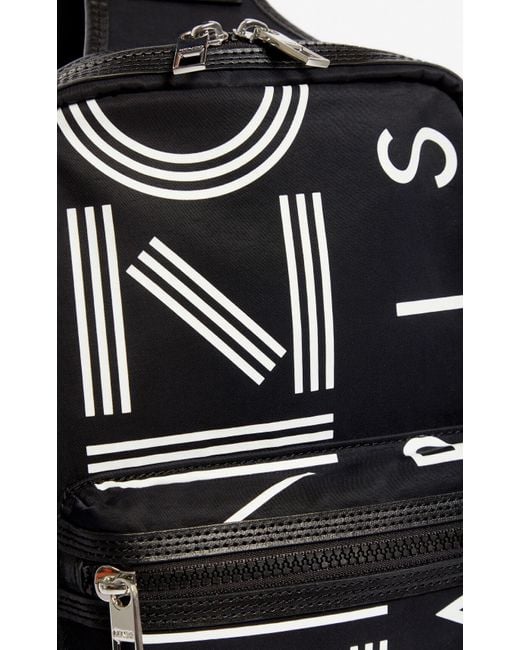 KENZO 'crew' Logo Crossbody Bag in Black for Men Lyst