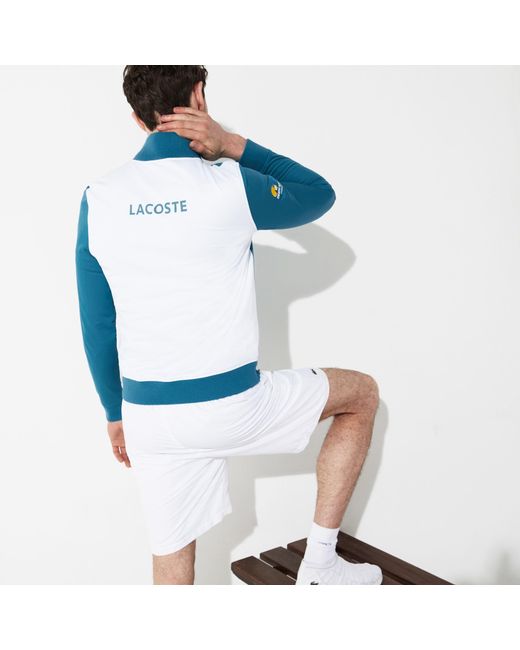 Lyst - Lacoste Sport Miami Open Edition Jacket in Blue for Men