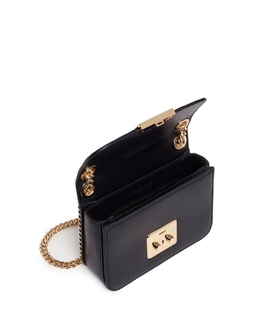 Michael kors 'sloan Editor' Small Chain Crossbody Bag in Black | Lyst