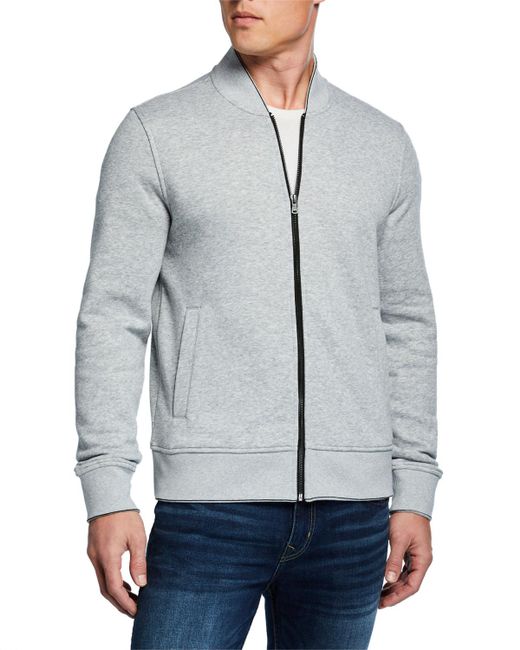 Download Lyst - Michael Kors Men's Bomber Jacket With Exposed Zip ...