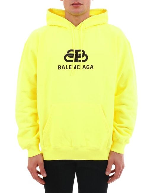 balenciaga neon yellow hoodie