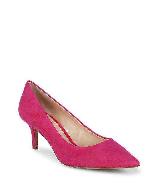 Lyst - Vince camuto Kemira Suede Pumps in Pink